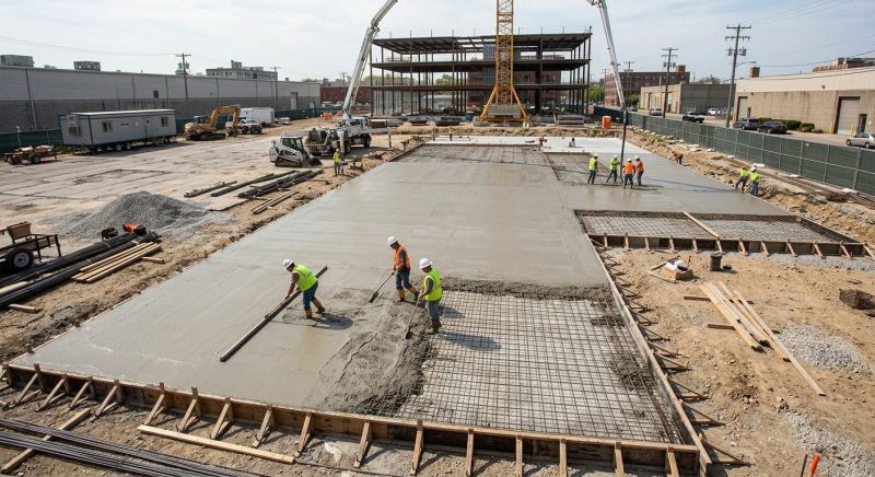 Commercial Slab Construction in Asbury Park, NJ