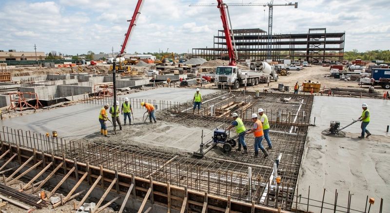 Commercial Slab Installation in Long Branch, NJ