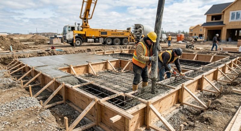Concrete Foundation Installation in Asbury Park, NJ