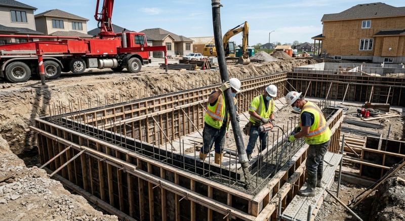 Foundation Wall Pouring in Hillside, NJ