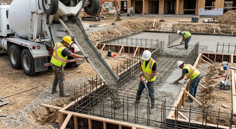 Foundation Wall Pouring in Rahway, NJ