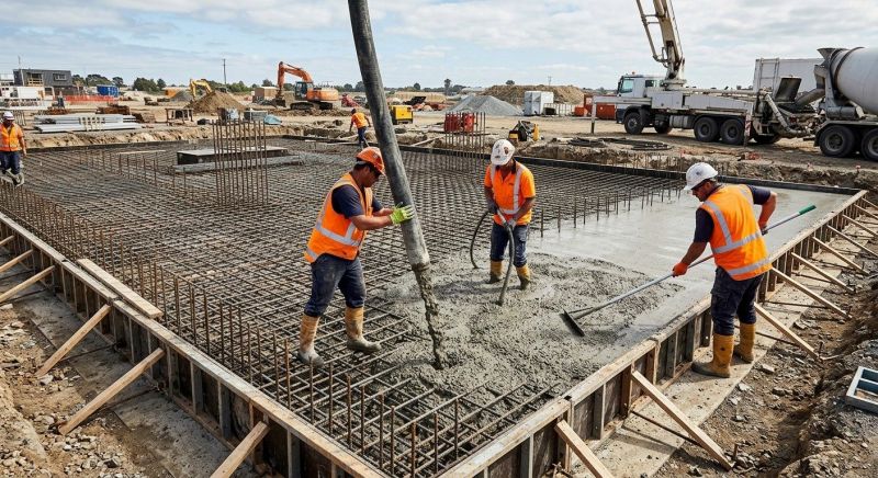 Foundation Wall Pouring in Woodbridge, NJ